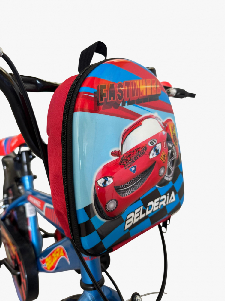 Bicicleta copii Belderia Fastwheel, culoare albastru, roata 14", cadru din otel [5]