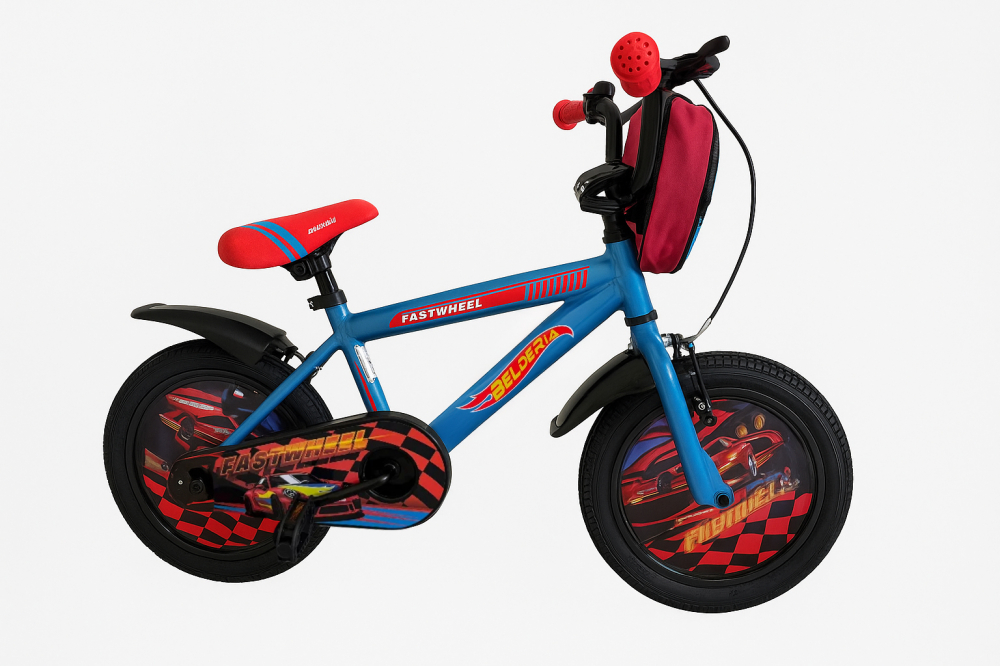 Bicicleta copii Belderia Fastwheel, culoare albastru, roata 20  , cadru din otel