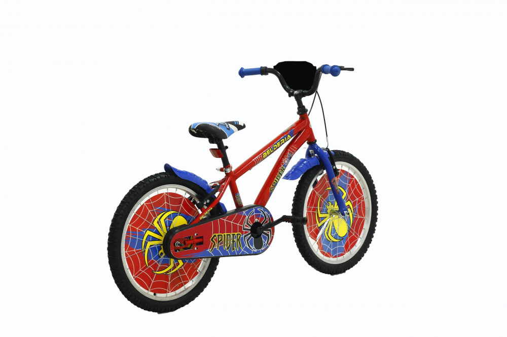 Bicicleta copii Belderia Spiderman, culoare rosu/albastru, roata 20", cadru din otel [2]
