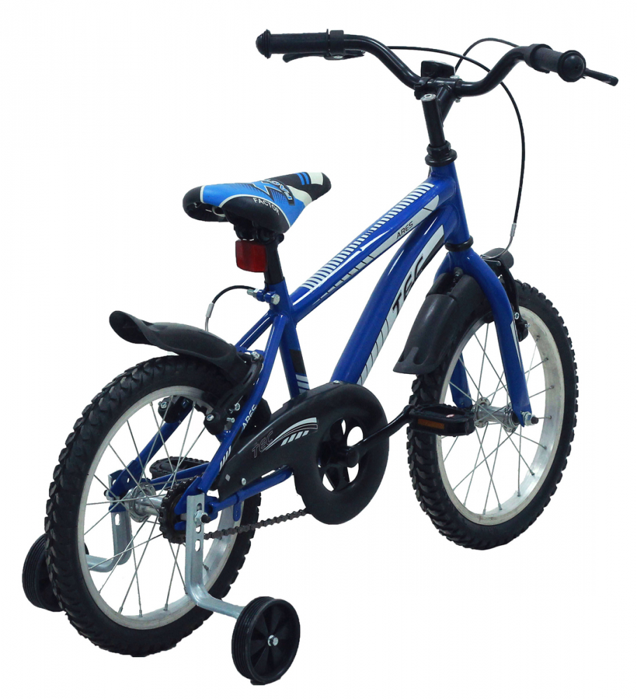 Bicicleta copii TEC Ares, culoare albastru, roata 16", din otel [2]