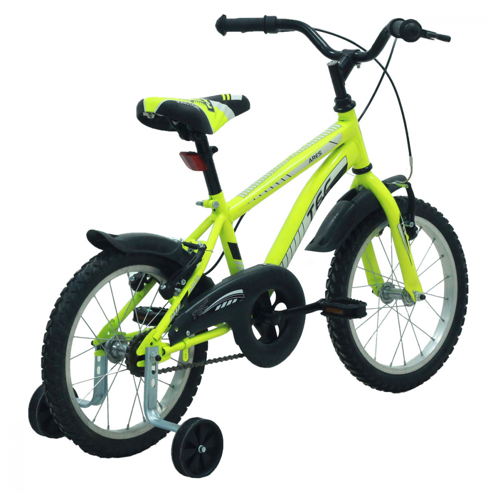 Bicicleta copii TEC Ares, culoare galben, roata 16", din otel [2]