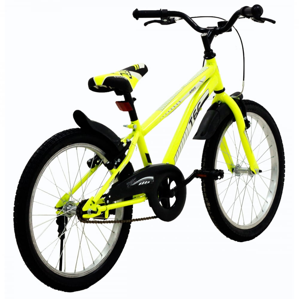 Bicicleta copii TEC Ares, culoare galben, roata 20", din otel [2]