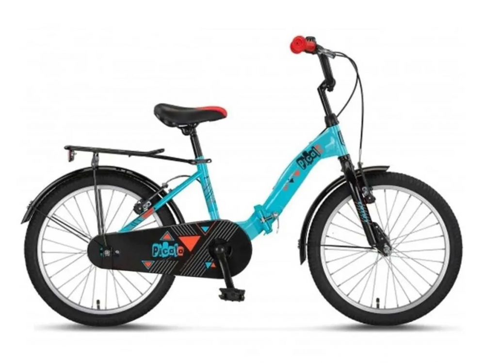 Bicicleta copii UMIT Picolo pliabila, culoare turcoaz, roata 20  , cadru otel