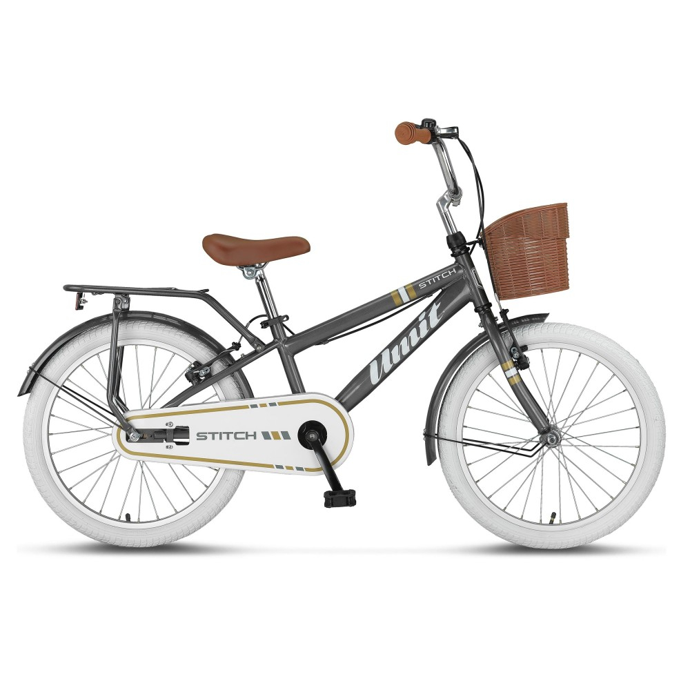 Bicicleta copii Umit Stitch Man, culoare gri, roata 20", cadru otel [1]