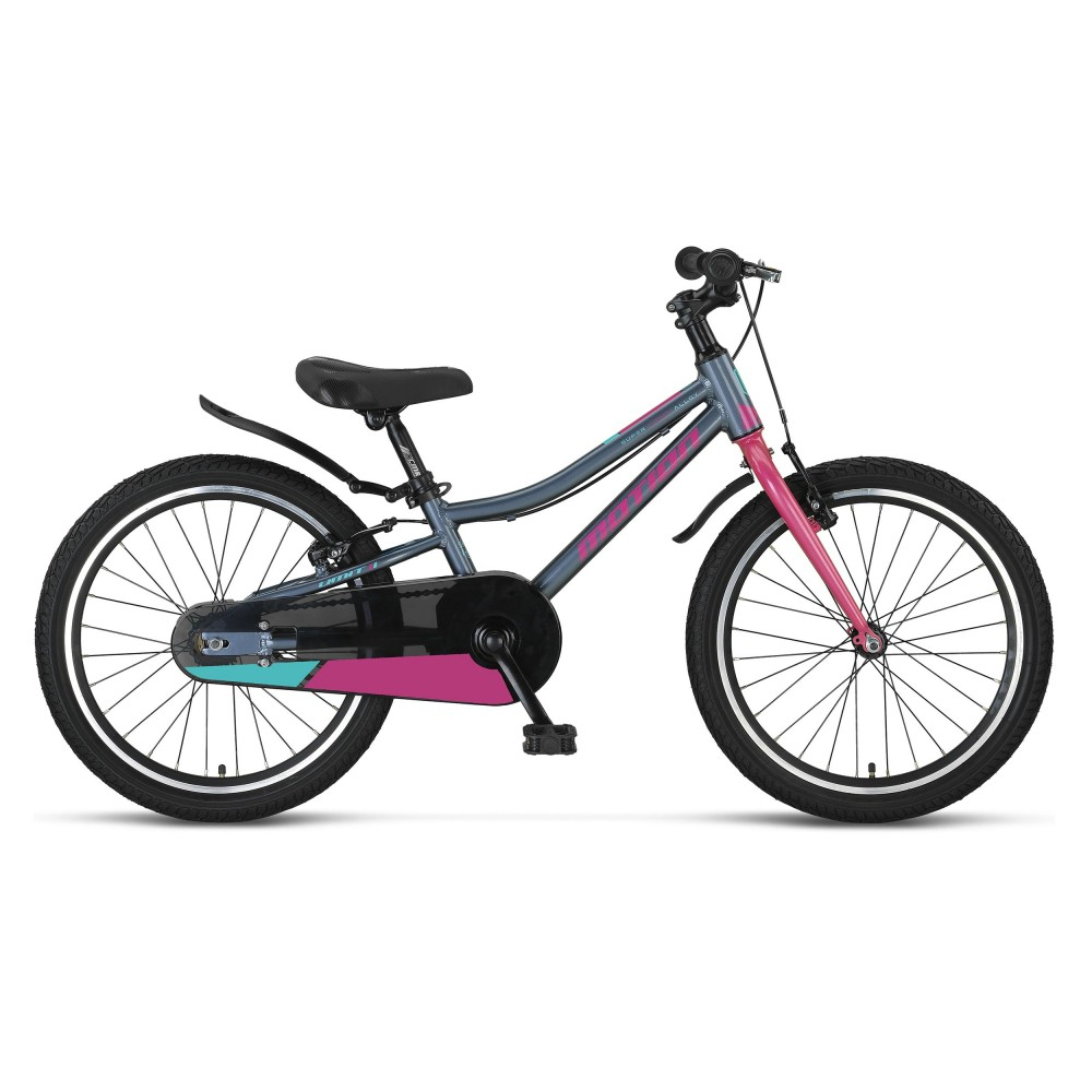 Bicicleta copii Motion Lady, culoare antracit/roz, roata 20", cadru din otel [2]