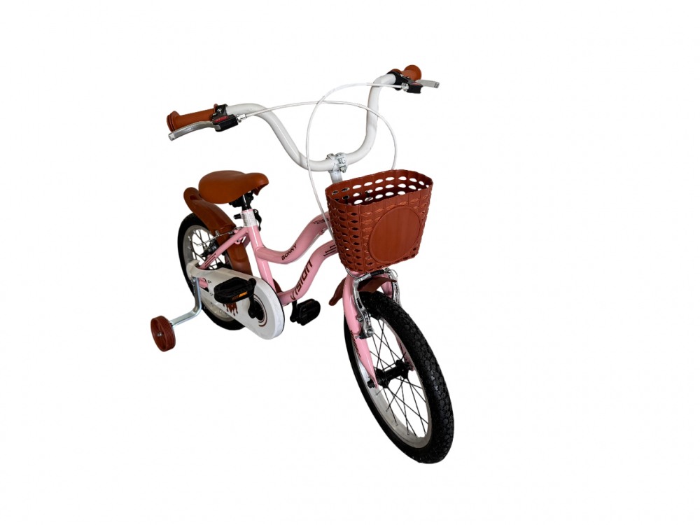 Bicicleta copii Vision Bonny, culoare roz, roata 16", cadru din otel [2]