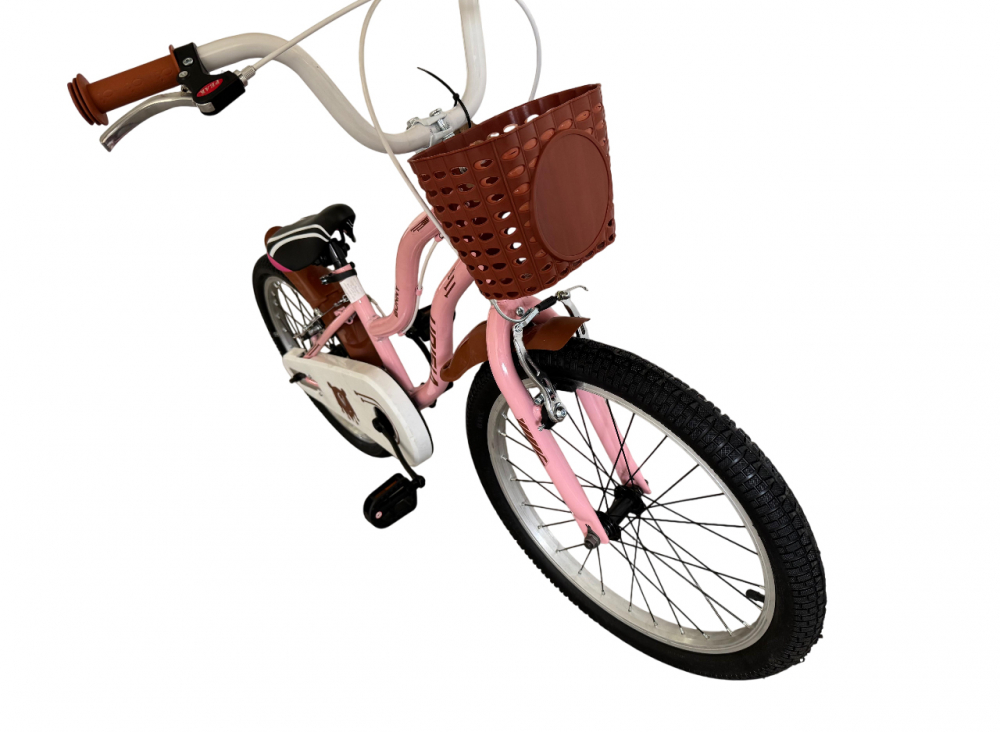 Bicicleta copii Vision Bonny, culoare roz, roata 20", cadru din otel [2]