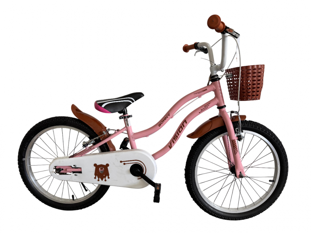 Bicicleta copii Vision Bonny, culoare roz, roata 20  , cadru din otel