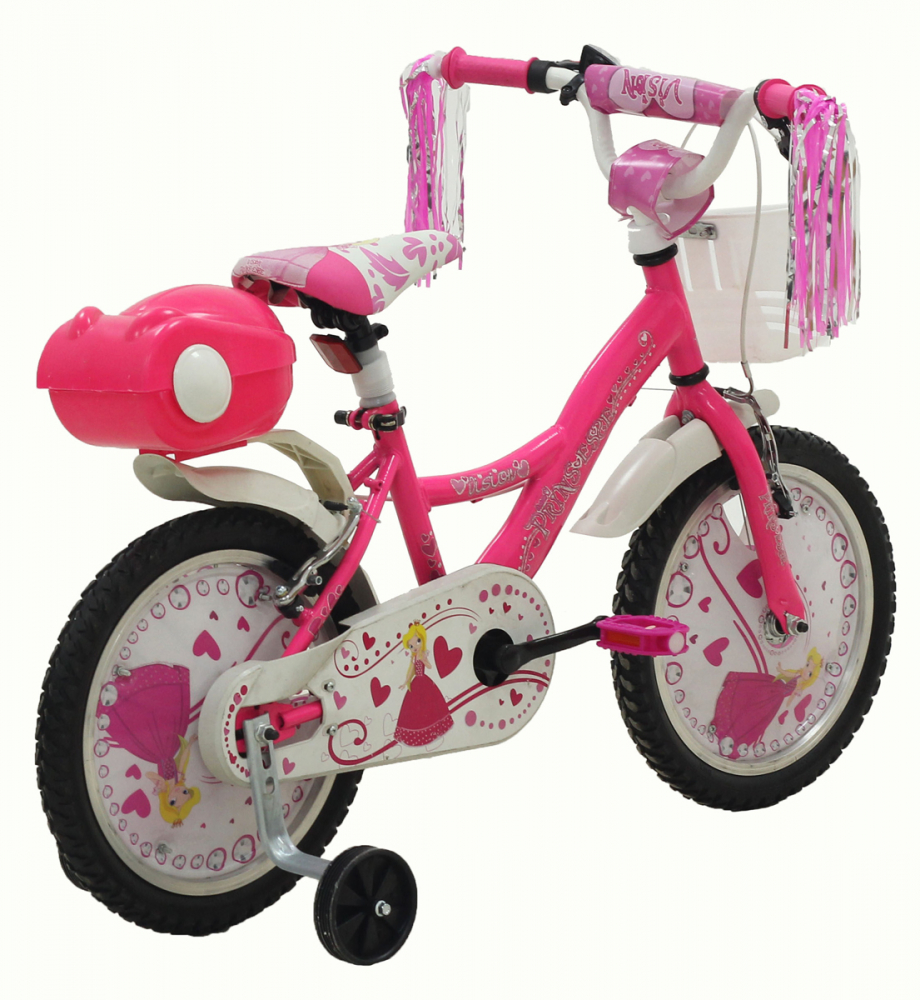 Bicicleta Copii Vision Princesse Culoare Roz Roata 16" otel [2]