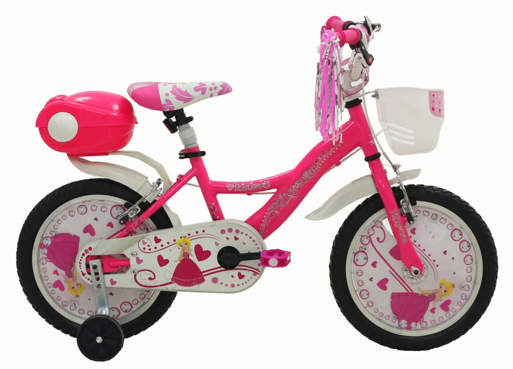 Bicicleta Copii Vision Princesse Culoare Roz Roata 16 otel