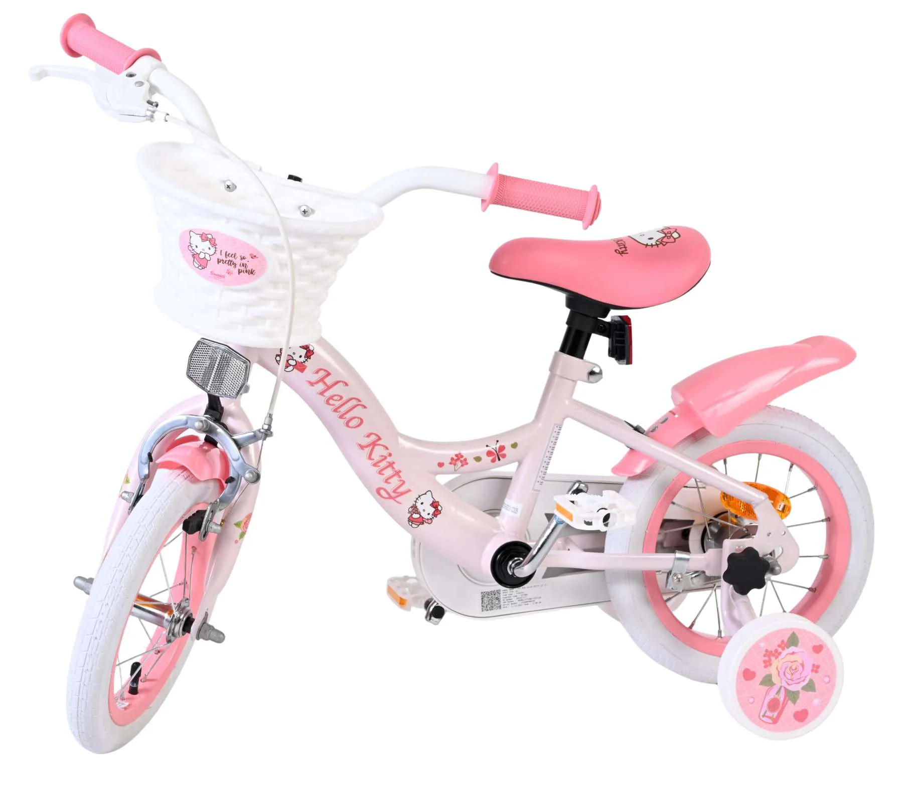 Bicicletă pentru copii Hello Kitty - Fete - 12 inch - Roz [8]
