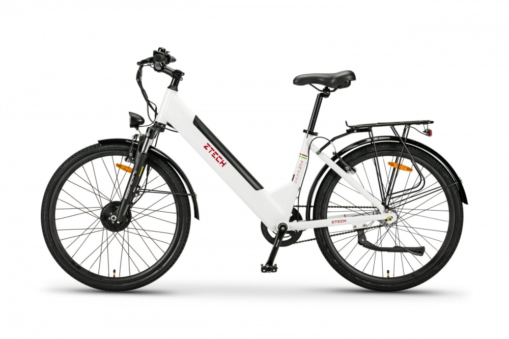 Bicicleta electrica E-Bike Z-Tech, ZT-83 ,Li-Ion, roata 26  , 250W, 36V, 12 ah, Shimano Nexus 3S , culoare alb