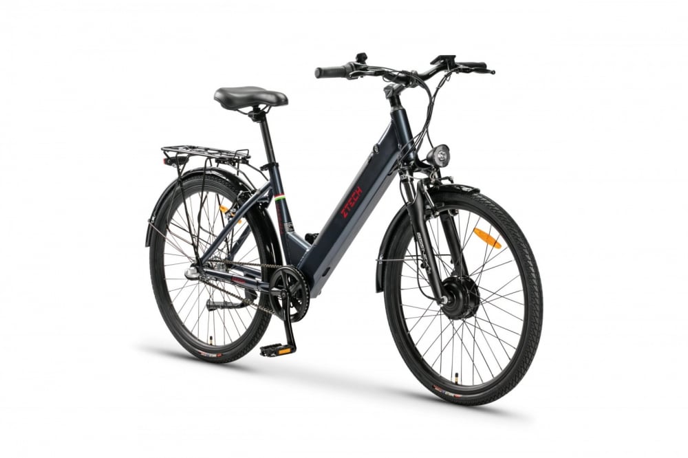 Bicicleta electrica E-Bike Z-Tech, ZT-83 ,Li-Ion, roata 26  , 250W, 36V, 12 ah, Shimano Nexus 3S , culoare gri