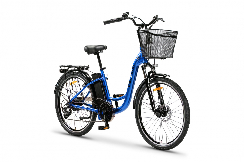 Bicicleta electrica E-Bike, ZT-13A, Li-Ion, roata 26  , 250W, 36V, 10ah, Retro 2.0, culoare albastru