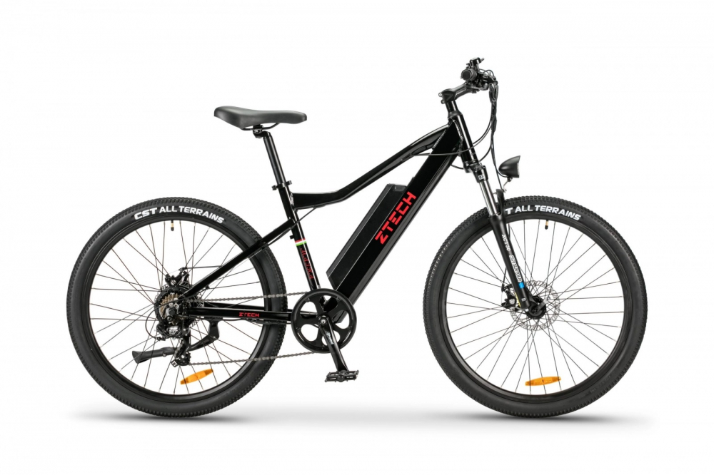 Bicicleta electrica E-Bike, ZT-85 , Li-Ion, roata 27.5 , 250W, 36V, 12AH, Shimano 7S, culoare negru, Tip MTB