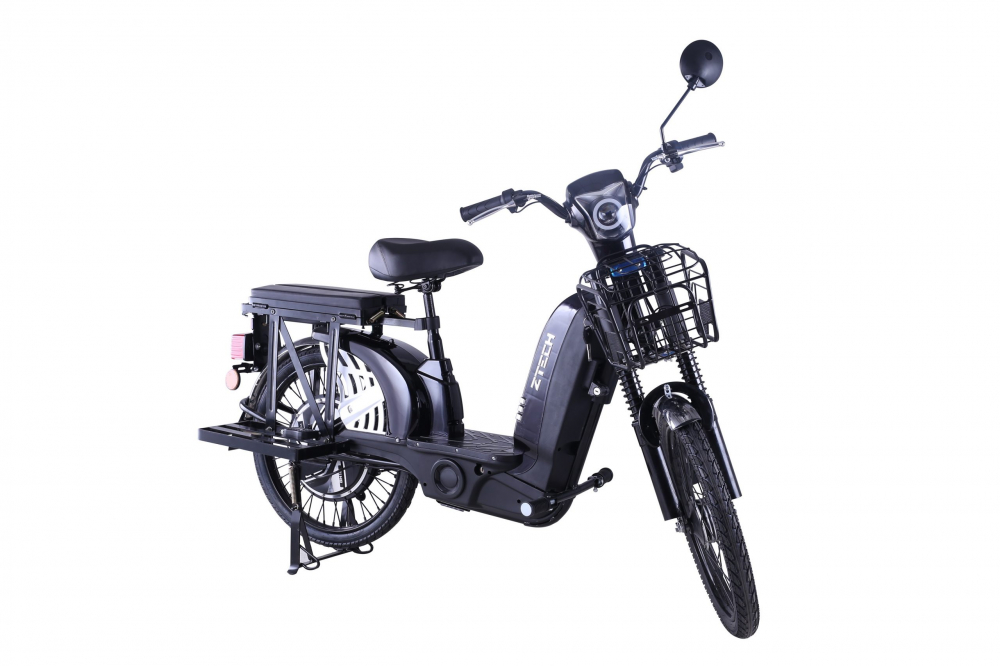 Bicicleta electrica scuter Z-Tech ZT-01, LASER 13, motor 420W, 48V, 12Ah, autonomie 35km, fara permis, culoare negru [2]
