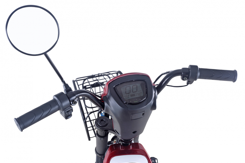 Bicicleta electrica scuter Z-Tech ZT-01, LASER 13, motor 480W, 48V, 12Ah, autonomie 35km, fara permis, culoare rosu [2]