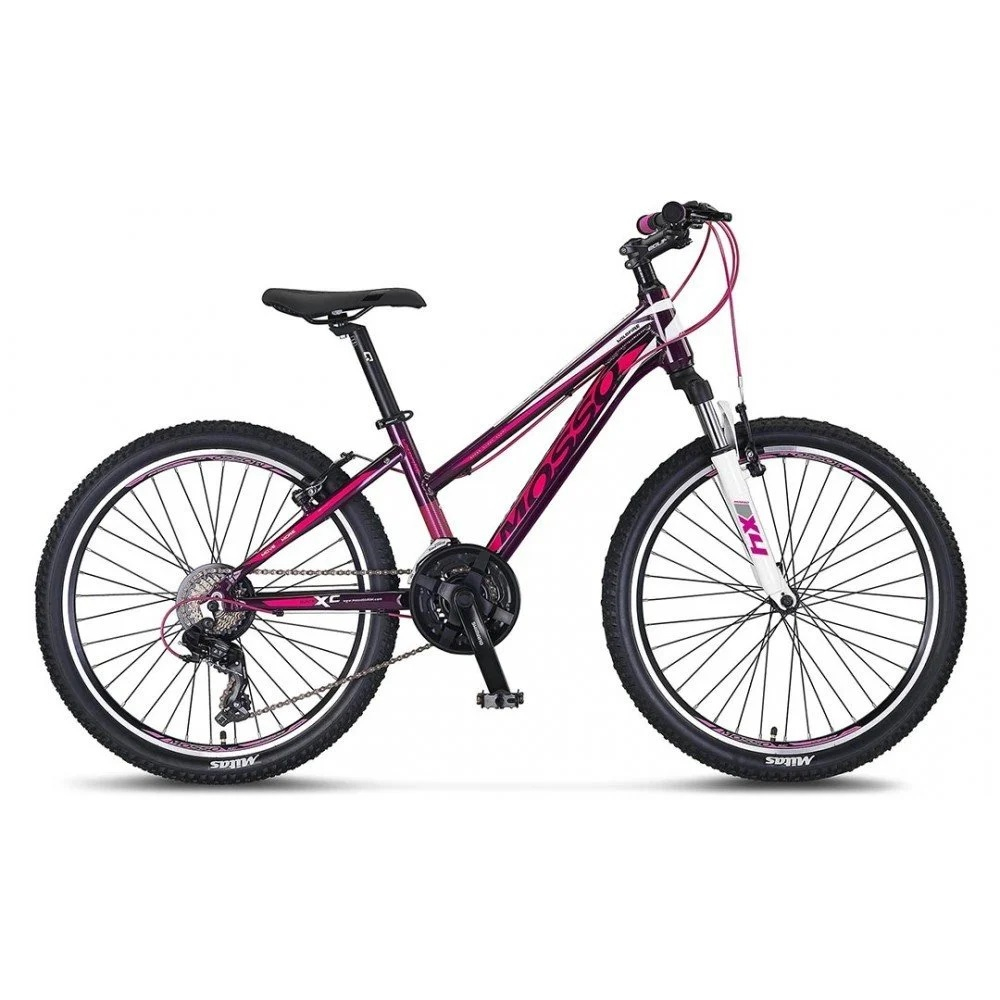 Bicicleta Mosso Wildfire V Lady, roata 24  , cadru din aluminiu, culoare violet