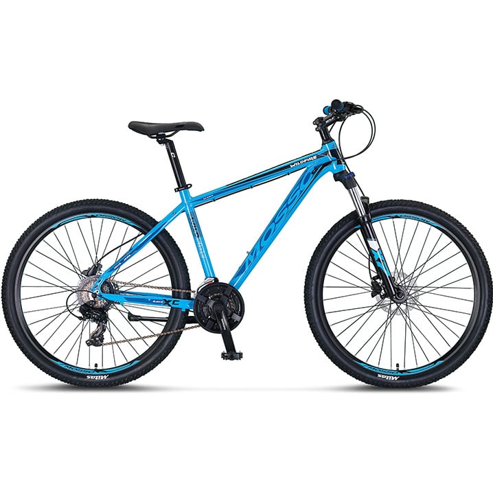 Bicicleta MTB Mosso Wildfire M Hidraulic, roata 27.5  , cadru 16  , culoare albastru negru, cadru din aluminiu