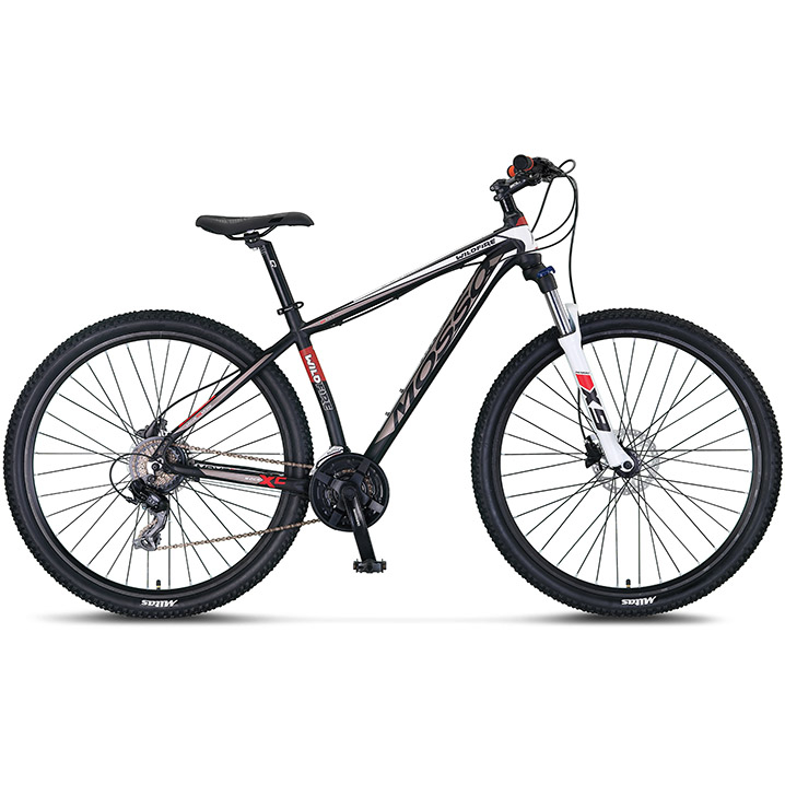 Bicicleta MTB Mosso Wildfire M Hidraulic, roata 27.5 , cadru 16 , culoare negru alb, cadru din aluminiu