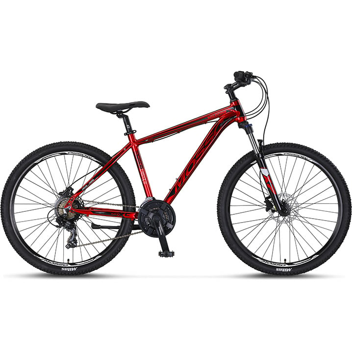 Bicicleta MTB Mosso Wildfire M Hidraulic, roata 27.5  , cadru 20  , culoare rosu negru, cadru din aluminiu