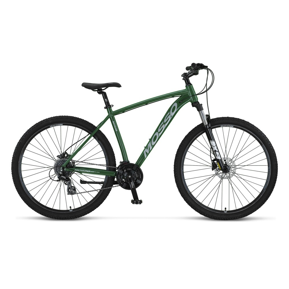Bicicleta MTB Mosso Raceline Man Hidraulic, roata 29", cadru 20" din aluminiu, culoare verde/argintiu [2]
