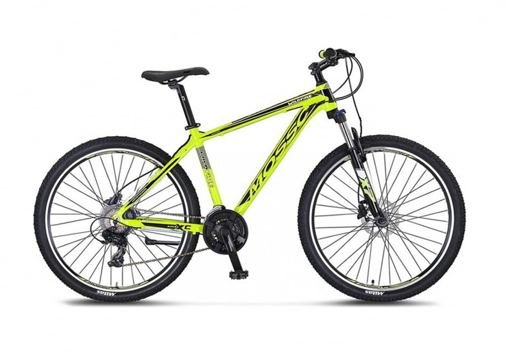 Bicicleta MTB Mosso Wildfire M Hidraulic, roata 29 , cadru 20 , culoare lime negru, cadru din aluminiu