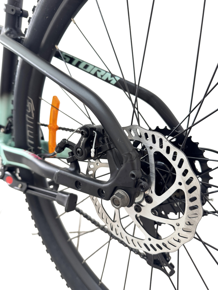 Bicicleta MTB Storm Shark Lady 1.0, 27.5 Inch, Cadru 13, 2D Frane pe Disc, Turcoaz/Negru - Copie [6]