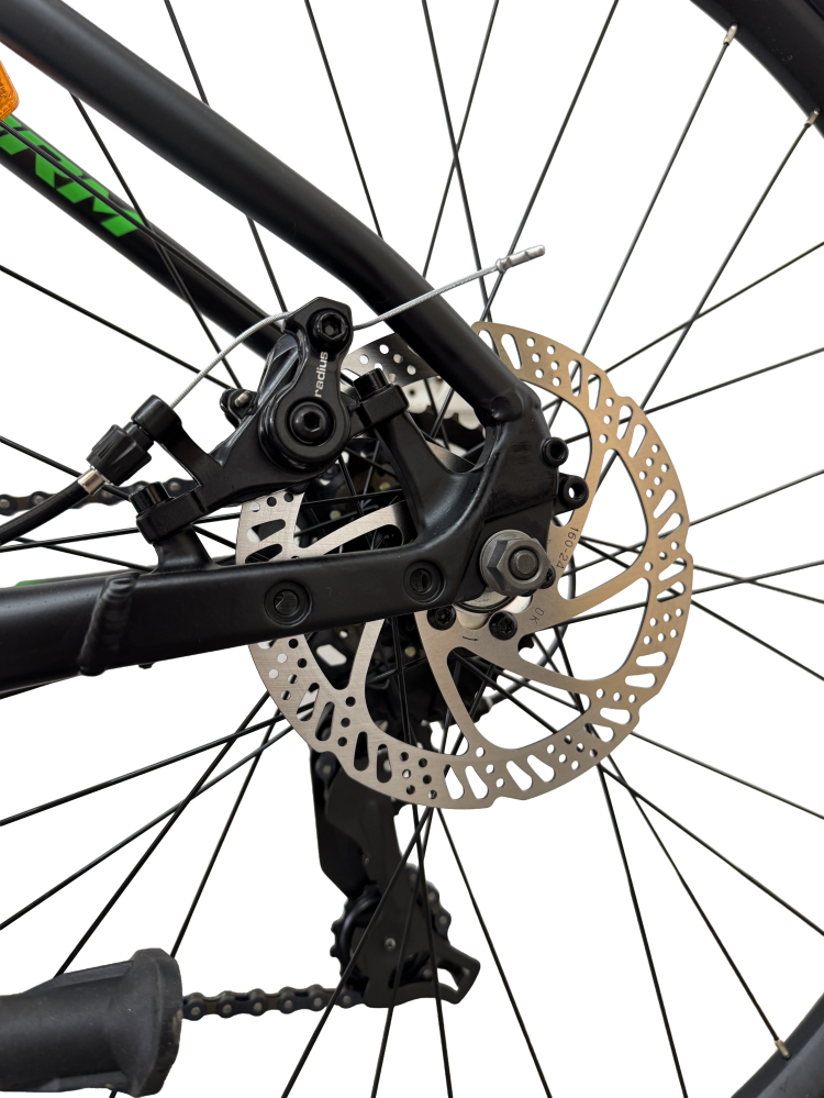 Bicicleta MTB Storm Shark Man 1.0, 27.5 Inch, Cadru 17, Frane pe Disc, Verde/Negru [8]