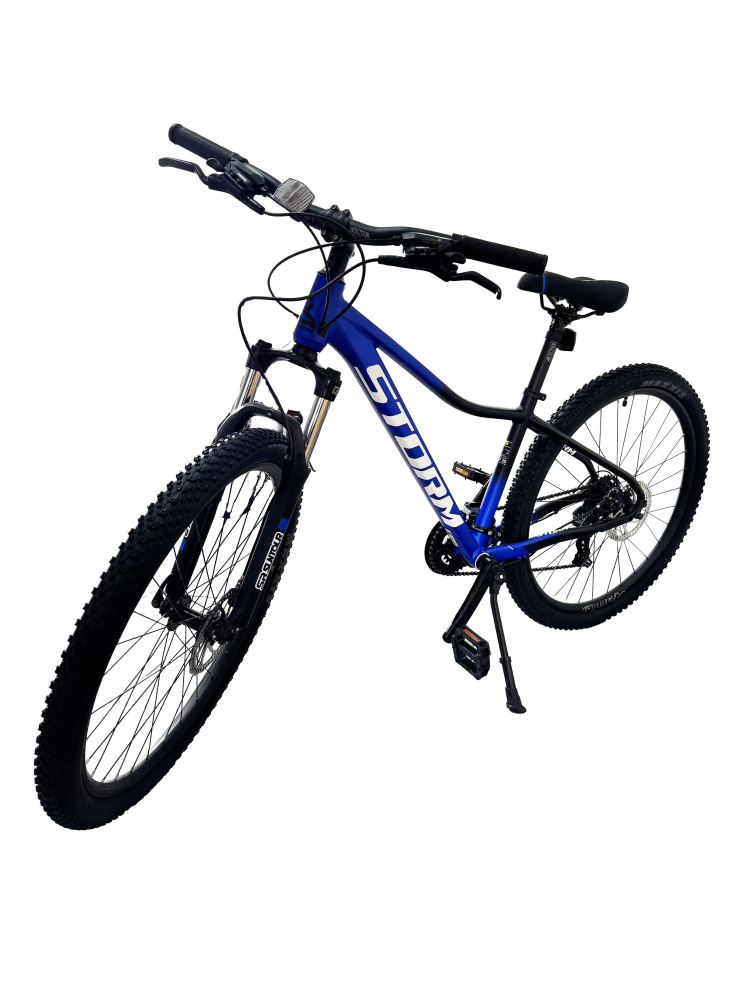 Bicicleta MTB Storm Shark Man 2.0, 27.5 Inch, Cadru 15,2D Frane Hidraulice, Albastru/Negru [3]