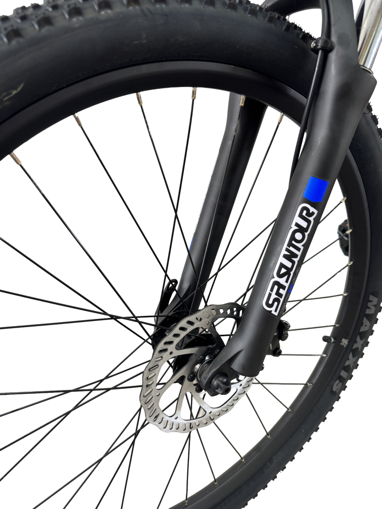 Bicicleta MTB Storm Shark Man 2.0, 27.5 Inch, Cadru 15,2D Frane Hidraulice, Albastru/Negru [9]