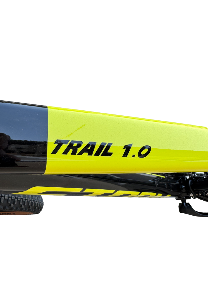 Bicicleta MTB Storm Trail Man 1.0, 29 Inch, Cadru 21, Frane Hidraulice, Negru/Galben [3]
