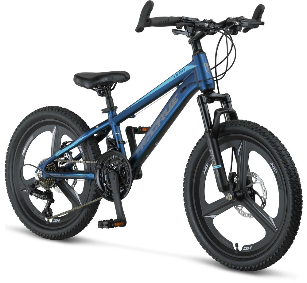 Bicicleta copii MTB Umit Accrue, 2D , albastru/indigo , roata 20", cadru aluminiu [2]
