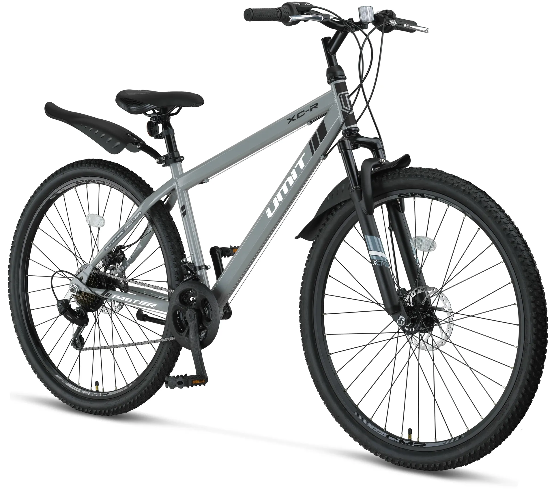 Bicicleta MTB Umit Faster, culoare gri ,roata 27,5", frana disc, 21 viteze [2]
