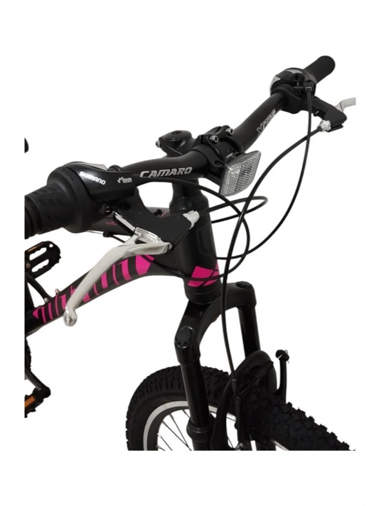 Bicicleta MTB Umit Motion Lady, cadru 16" din aluminiu, 21 viteze, roata 26", culoare negru/roz [4]