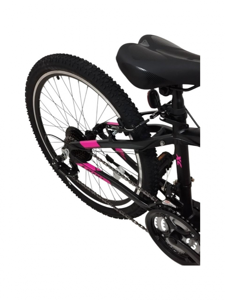 Bicicleta MTB Umit Motion Lady, cadru 16" din aluminiu, 21 viteze, roata 26", culoare negru/roz [3]