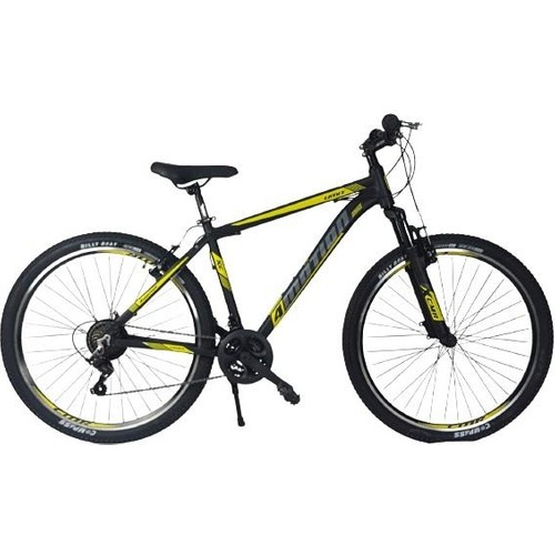 Bicicleta MTB Umit Motion, cadru 16 din aluminiu, 21 viteze, roata 27.5 , culoare negru galben