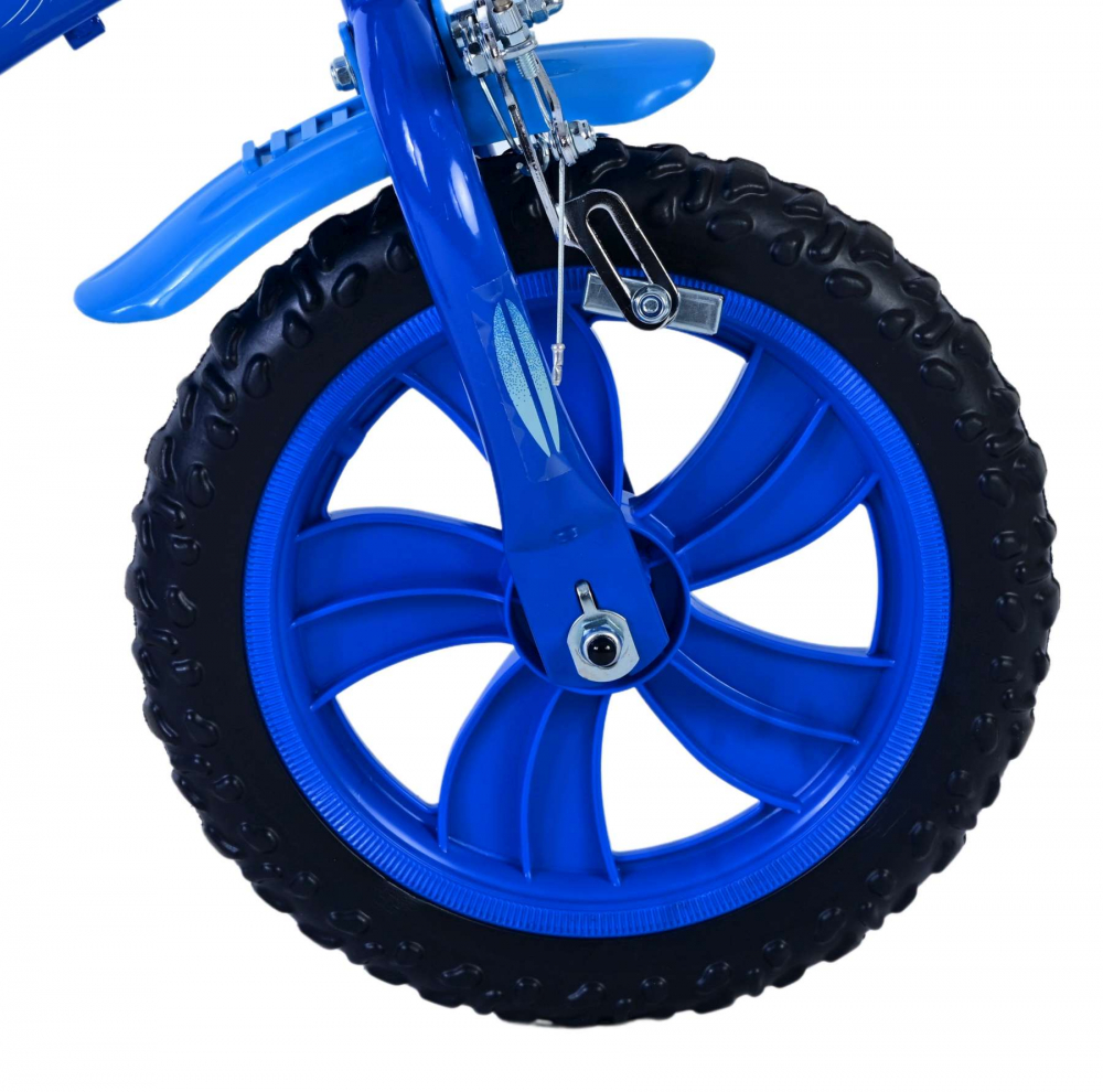 Bicicleta pentru baieti Disney Stitch, 12 inch, culoare albastru, frana de mana fata si contra [8]