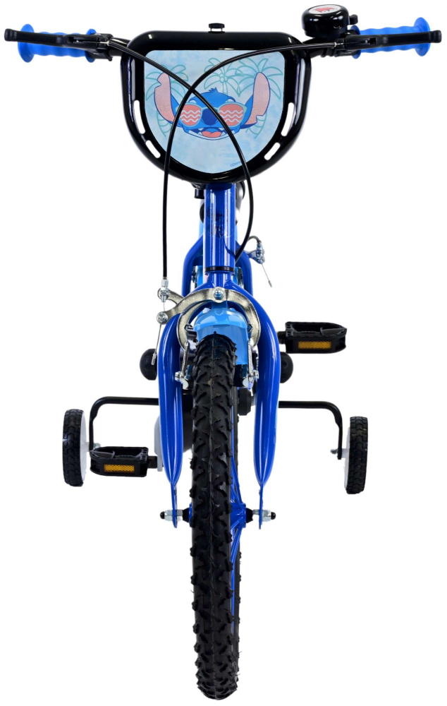 Bicicleta pentru baieti Disney Stitch, 16 inch, culoare albastru, frana de mana fata si spate [4]