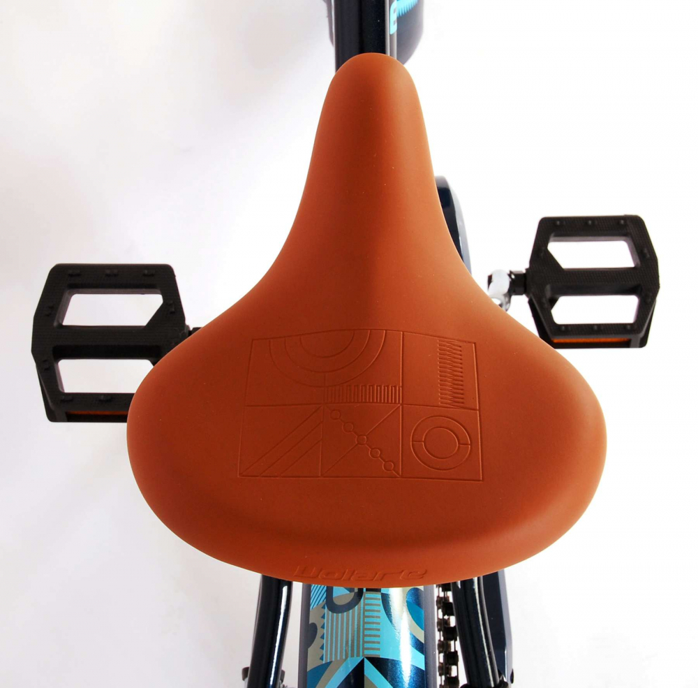 Bicicleta pentru baieti Volare Miracle Cruiser, 16 inch, culoare albastru mat/negru, frana de mana fata si contra [7]