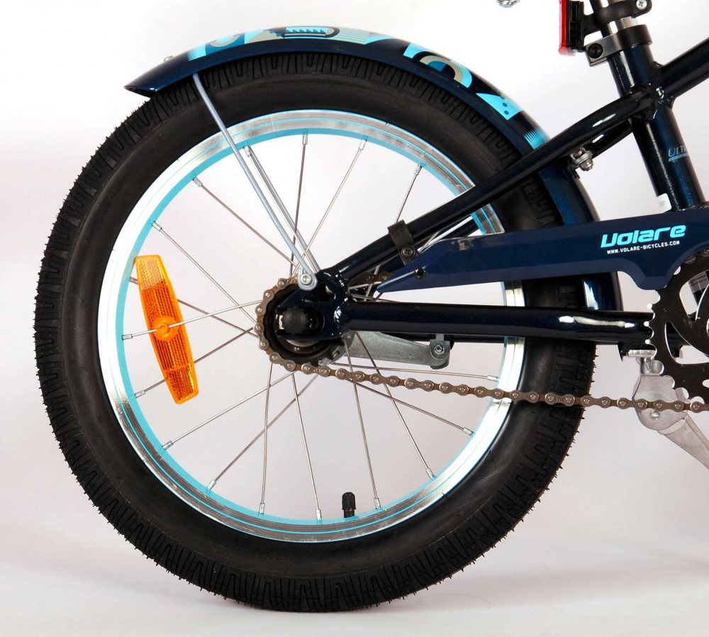 Bicicleta pentru baieti Volare Miracle Cruiser, 16 inch, culoare albastru mat/negru, frana de mana fata si contra [13]