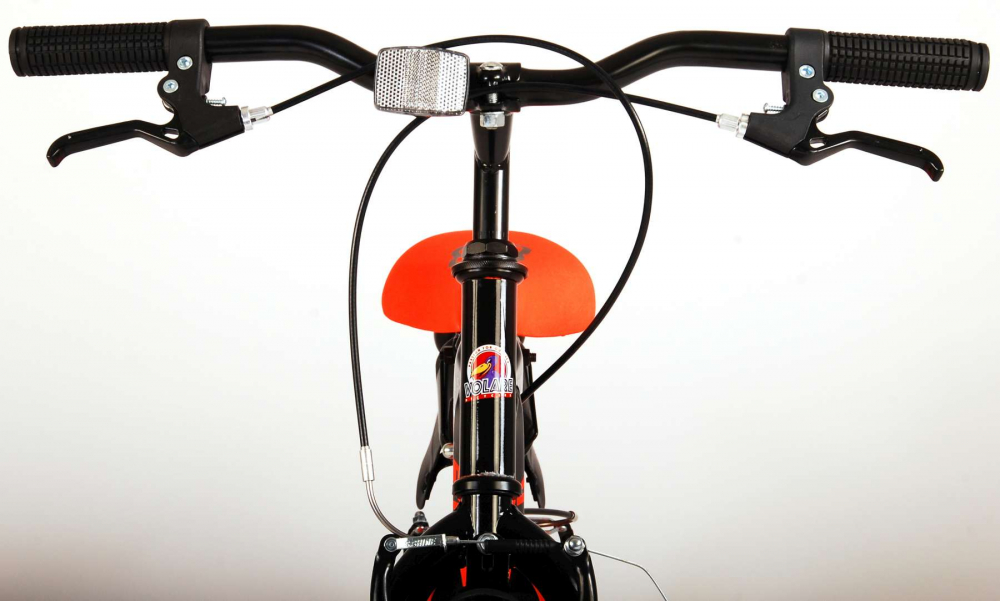 Bicicleta pentru baieti Volare Sportivo, 18 inch, culoare portocaliu neon / negru, frana de mana fata - spate [8]