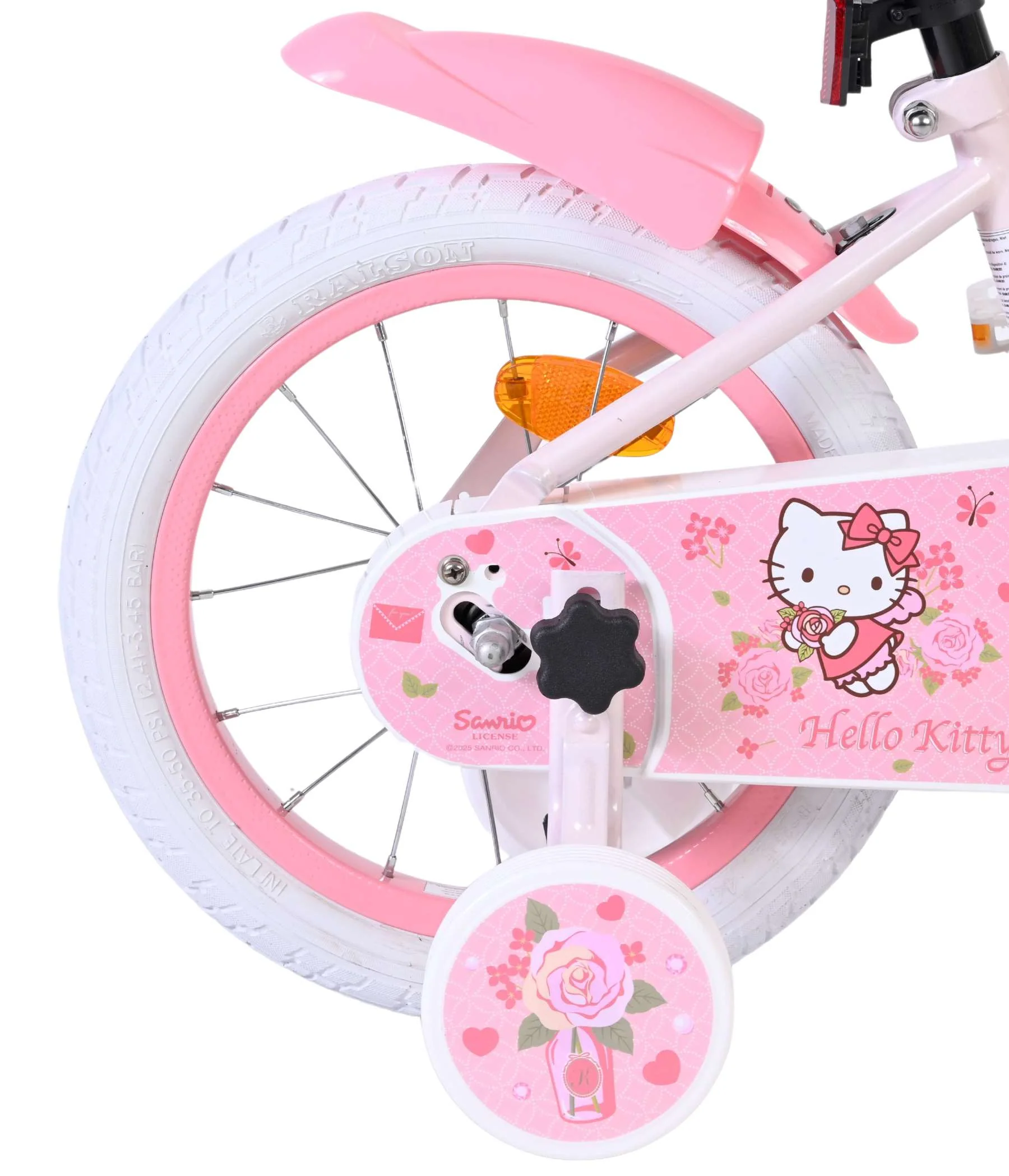 Bicicletă pentru copii Hello Kitty - Fete - 14 inch - Roz [2]