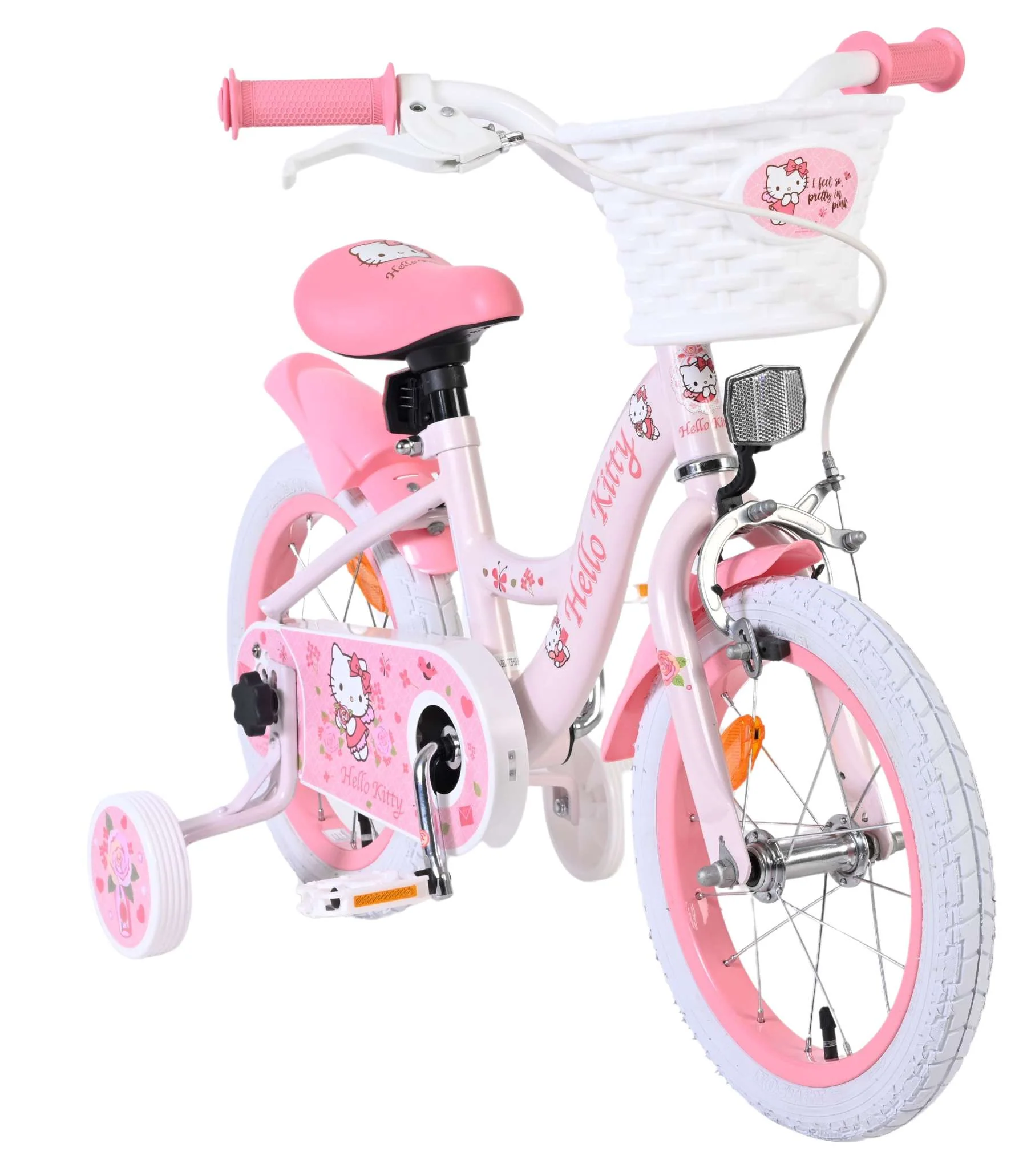 Bicicletă pentru copii Hello Kitty - Fete - 14 inch - Roz [5]