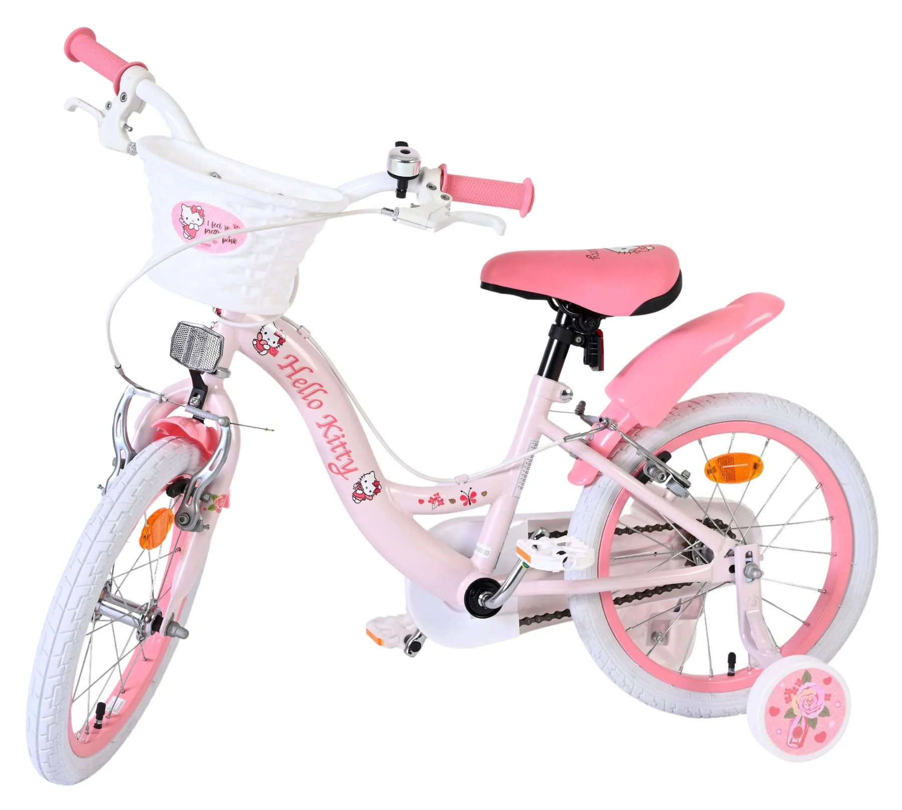 Bicicletă pentru copii Hello Kitty - Fete - 16 inch - Roz - Frâne cu două mâini [8]