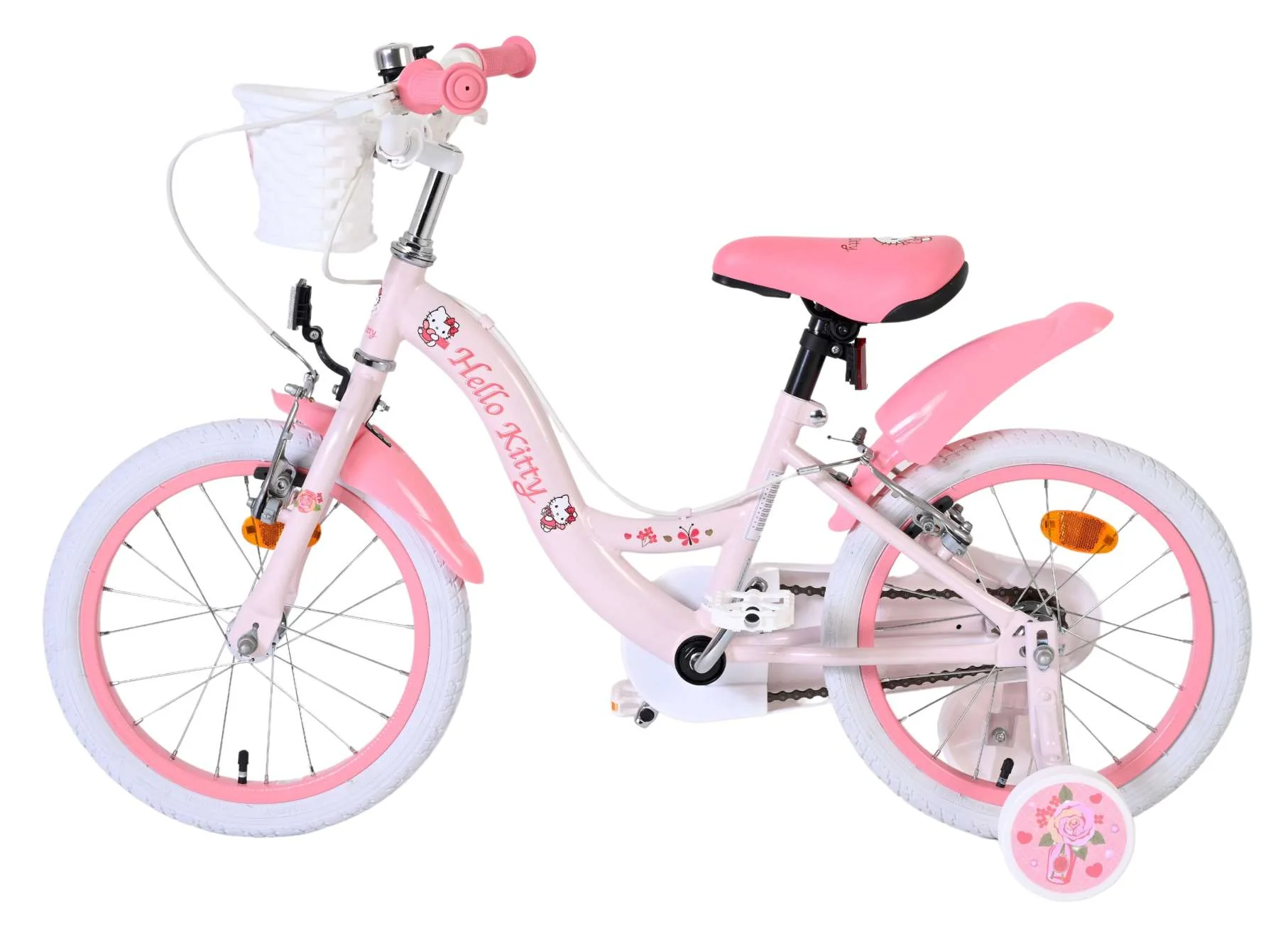 Bicicletă pentru copii Hello Kitty - Fete - 16 inch - Roz - Frâne cu două mâini [7]
