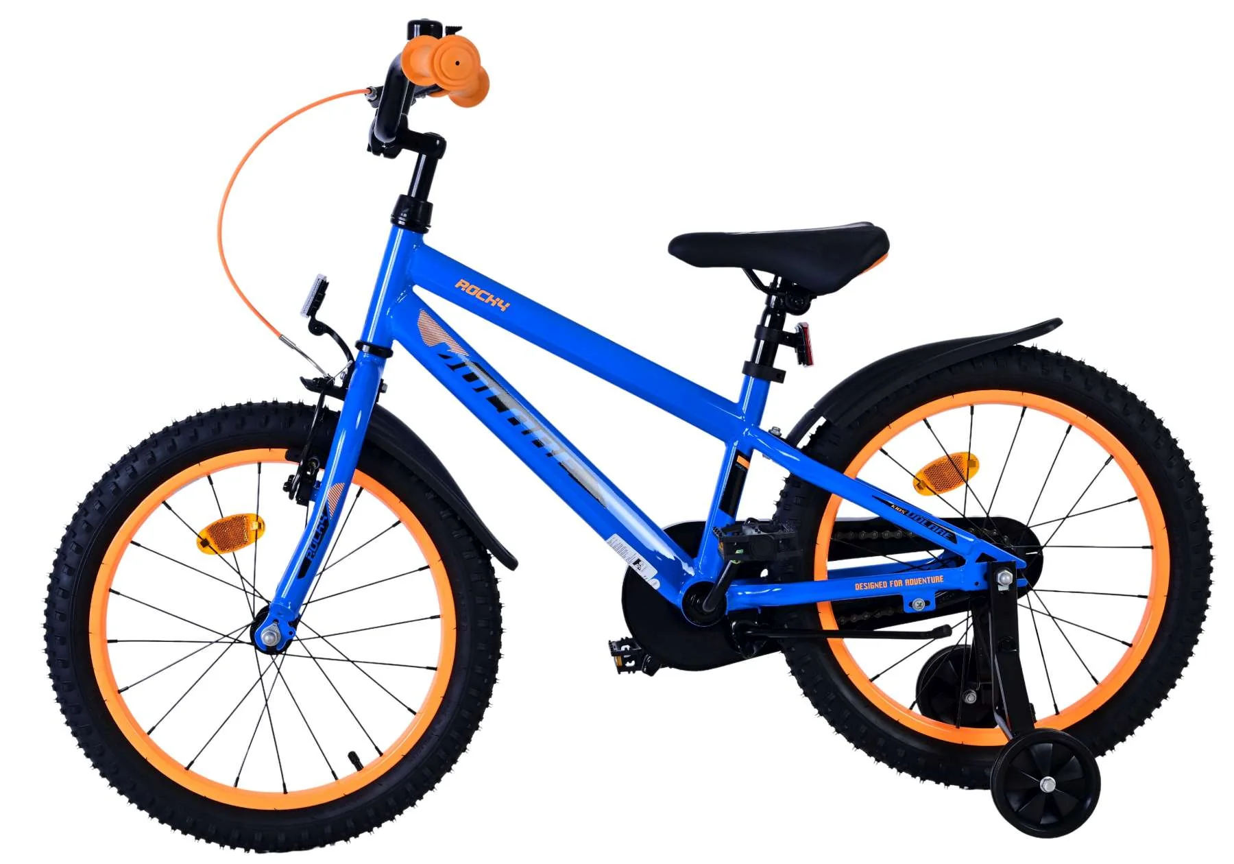 Bicicleta pentru copii Volare Rocky - Băieți - 18 inch - Albastră [7]