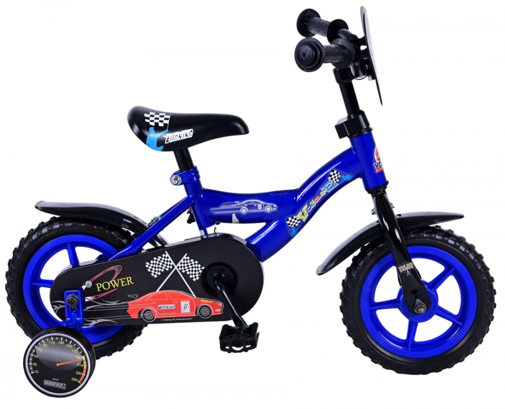 Bicicleta pentru copii Volare Power, 10 inch, culoare albastru, fara frana