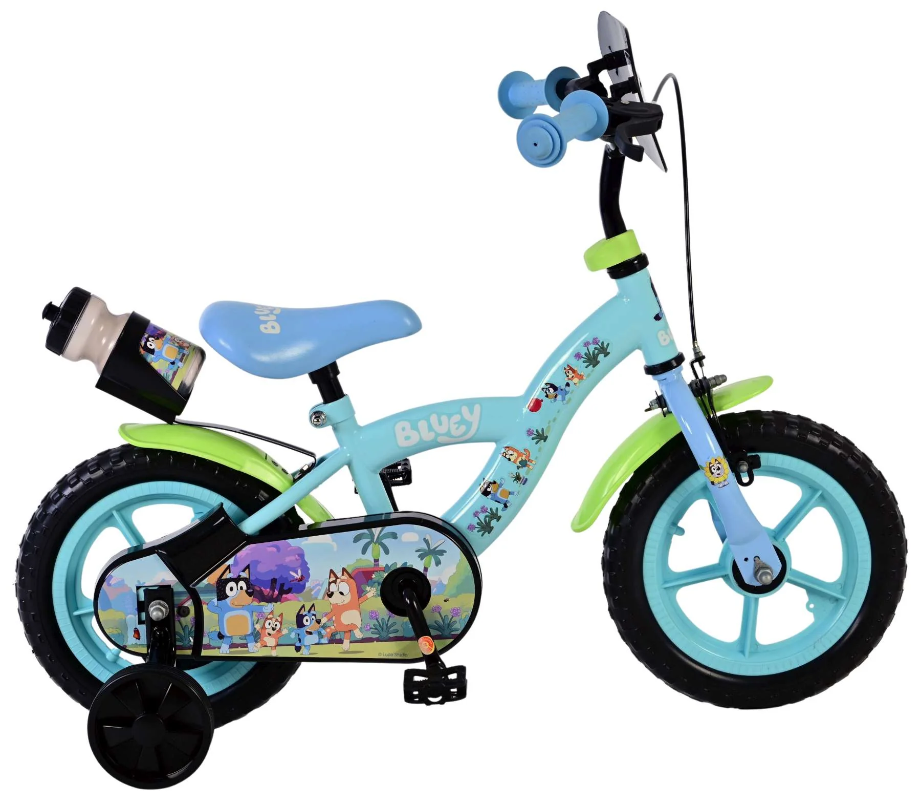 Bicicleta pentru copii Bluey - Băieți - Roți Mag - 12 inch - Albastră [6]