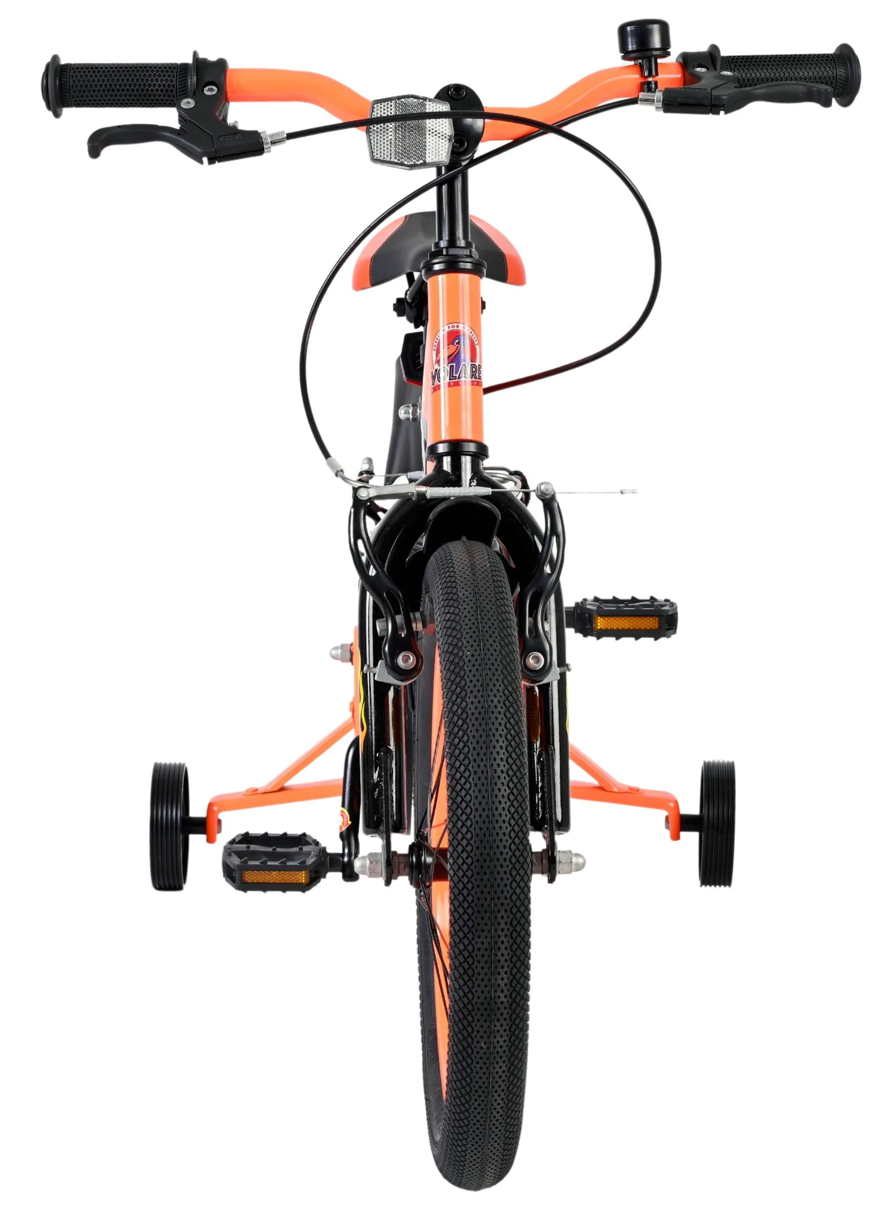 Bicicleta pentru copii Volare Strike - Băieți - 16 inch - Negru Portocaliu - Frâne cu două mâini [6]